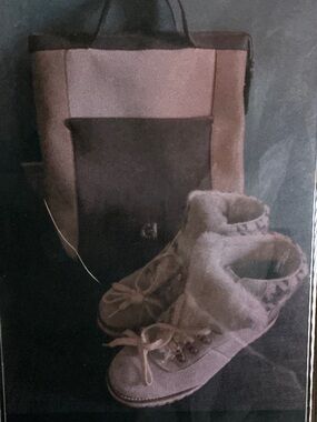 Neutral Taupe Suede Fur-Lined Lace-Up Boots